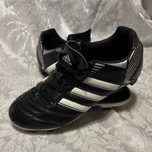 adidas Black and White Youth Soccer Cleats